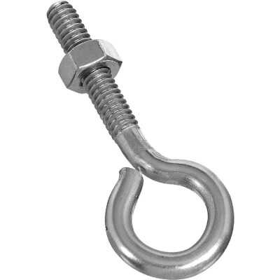 National 1/4 In. x 2-1/2 In. Stainless Steel Eye Bolt