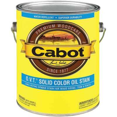 Cabot O.V.T. VOC Compliant Solid Color Exterior Stain, 6701 White Base, 1 Gal.